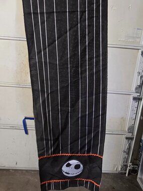 Disney Nightmare Before Christmas Jack Skellington Table Runner 70x13 Pinstripe